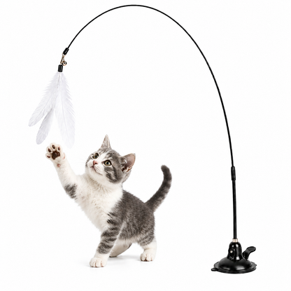 Caña interactiva para Gatos